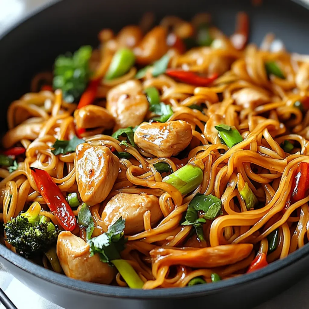 Wok Noodles with Chicken