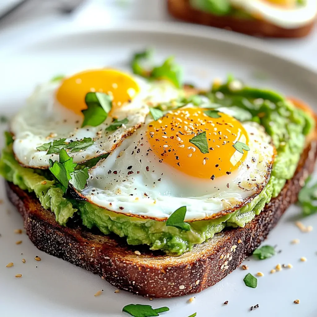 Avocado Toast with Egg