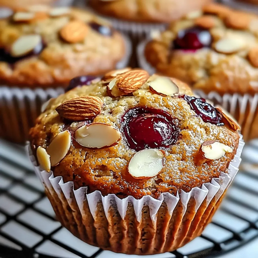 Almond Cherry Muffins