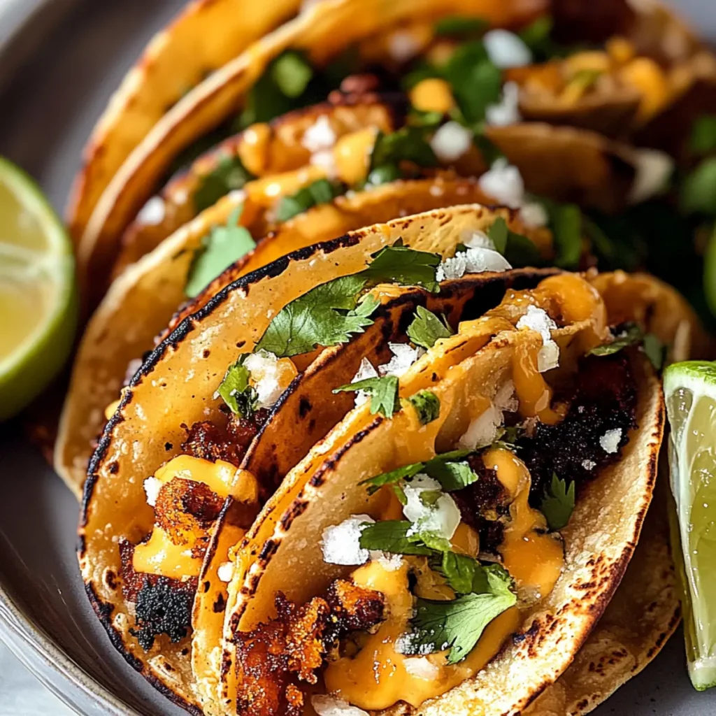 Burnt Cheese Tacos