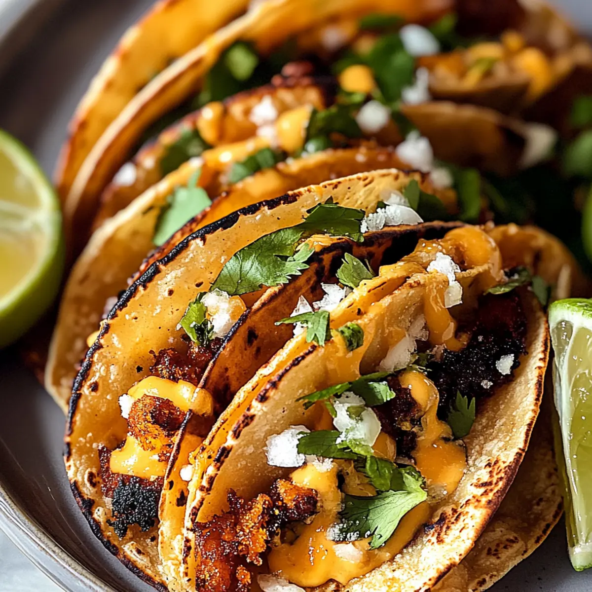 Burnt Cheese Tacos