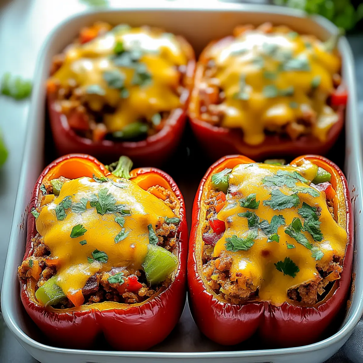 Healthy Mexican-Style Stuffed Peppers