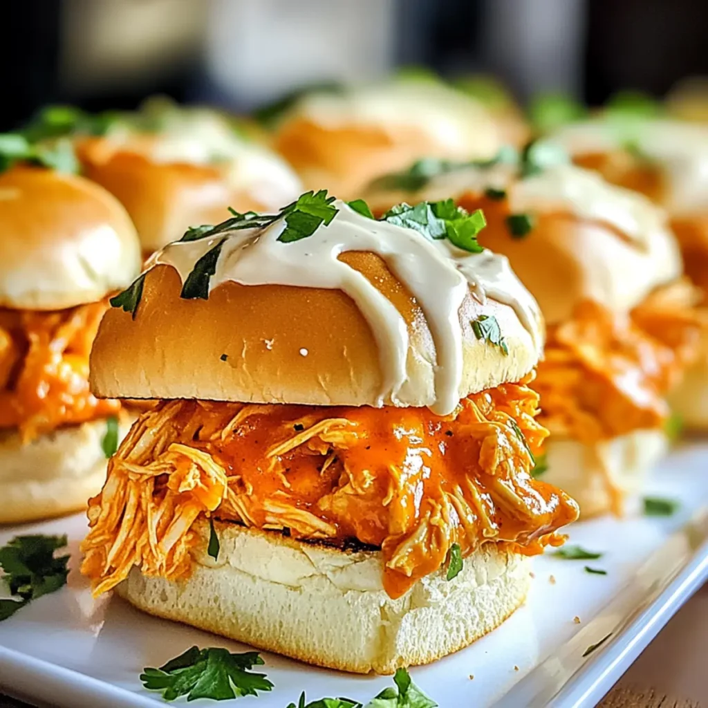 Buffalo Chicken Sliders
