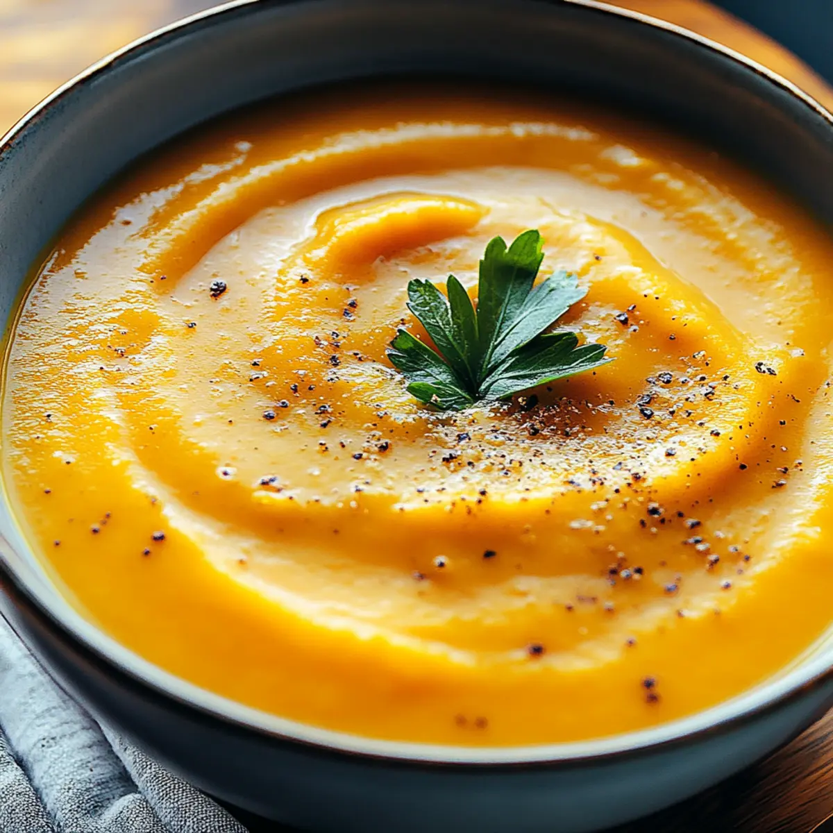 Creamy Roasted Carrot Soup