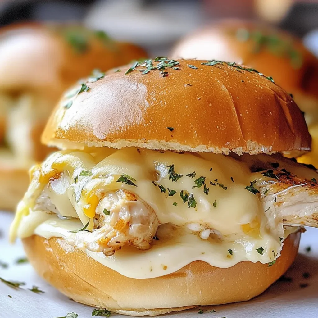 Chicken and Cheese Sliders