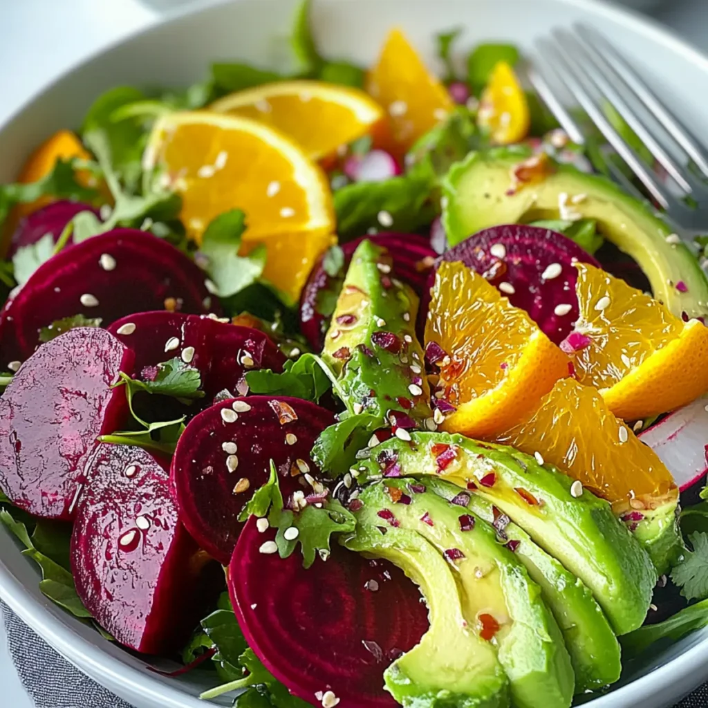 Avocado Orange Beet Salad