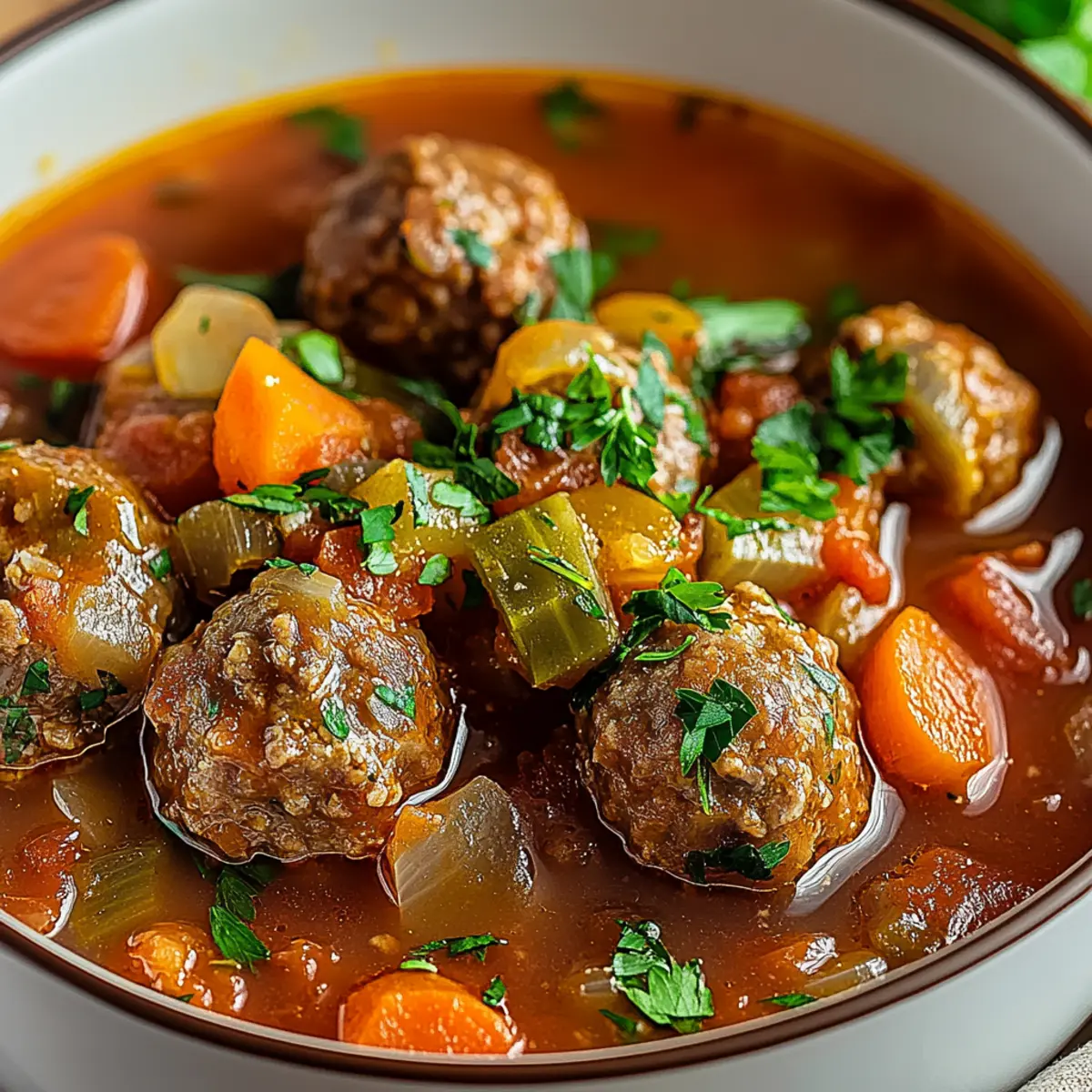 Ultimate Hearty Meatball Stew