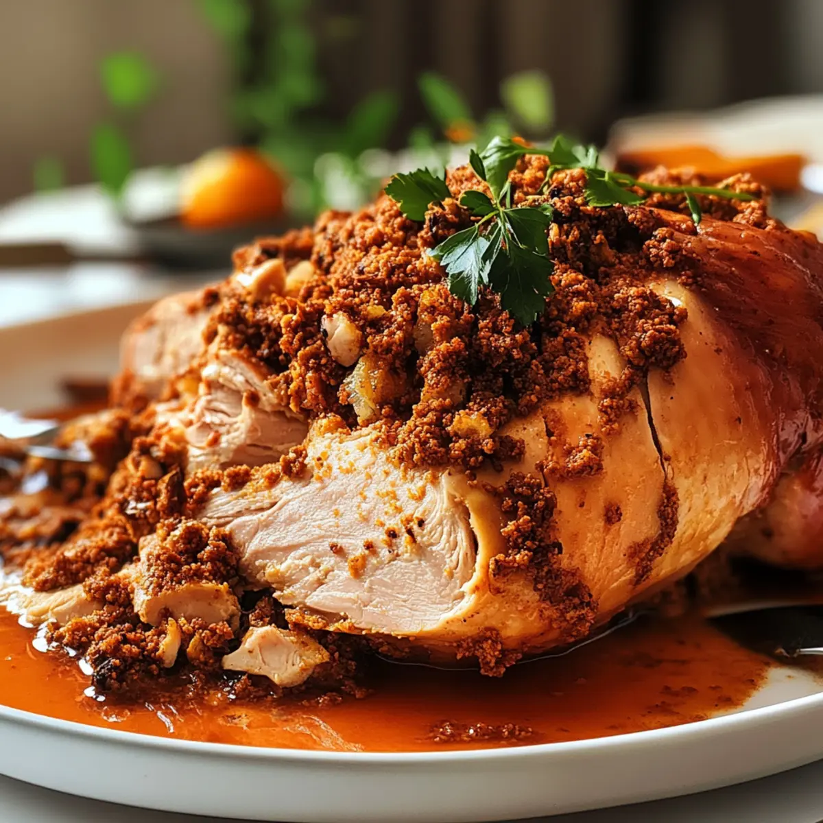 Ground Orange Turkey