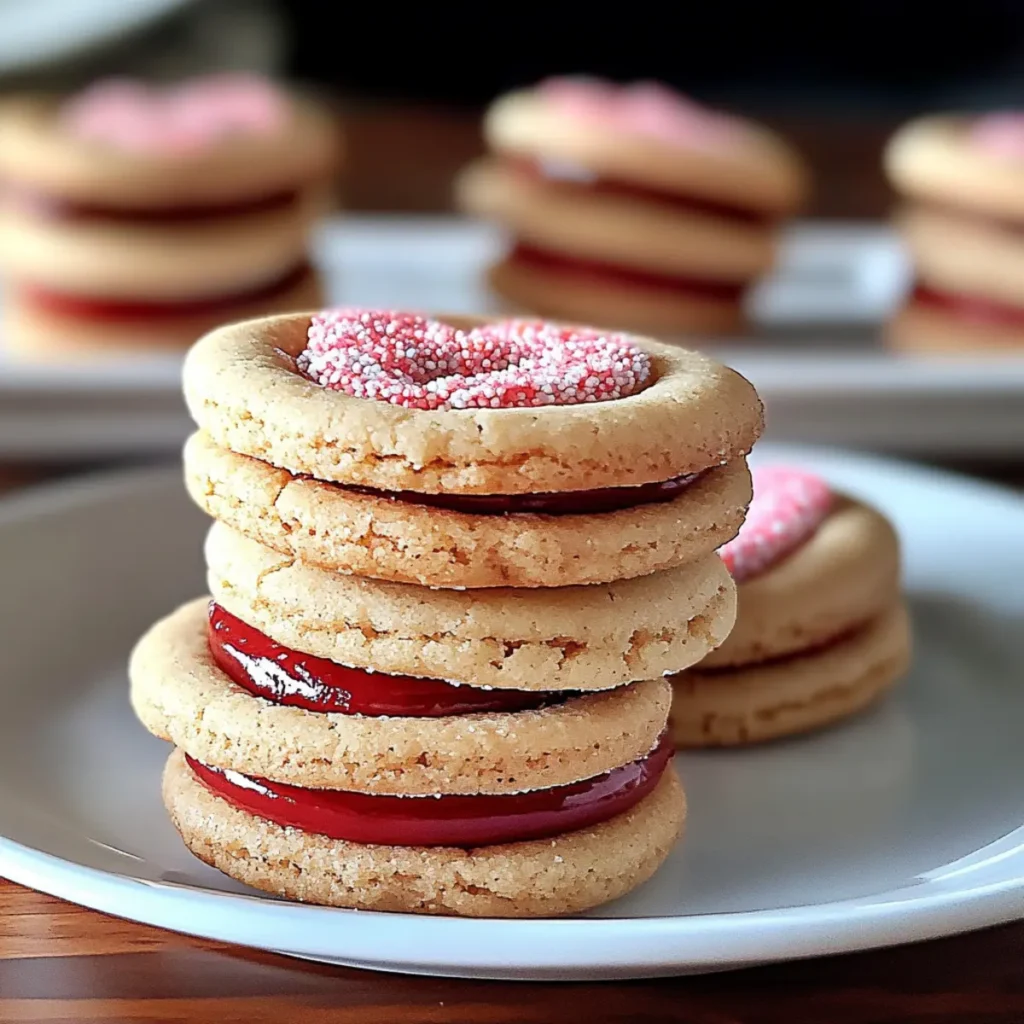 Valentine Sandwich Cookies
