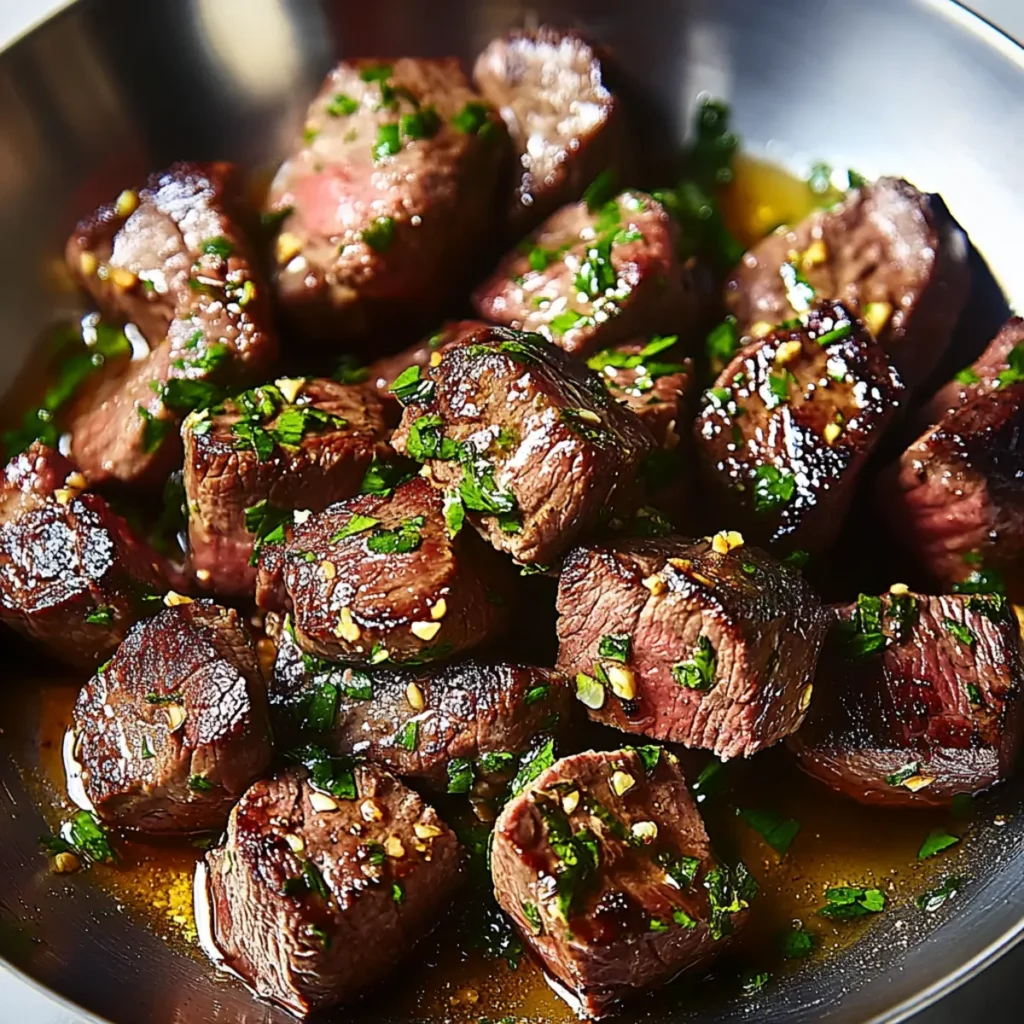Garlic Butter Steak Bites