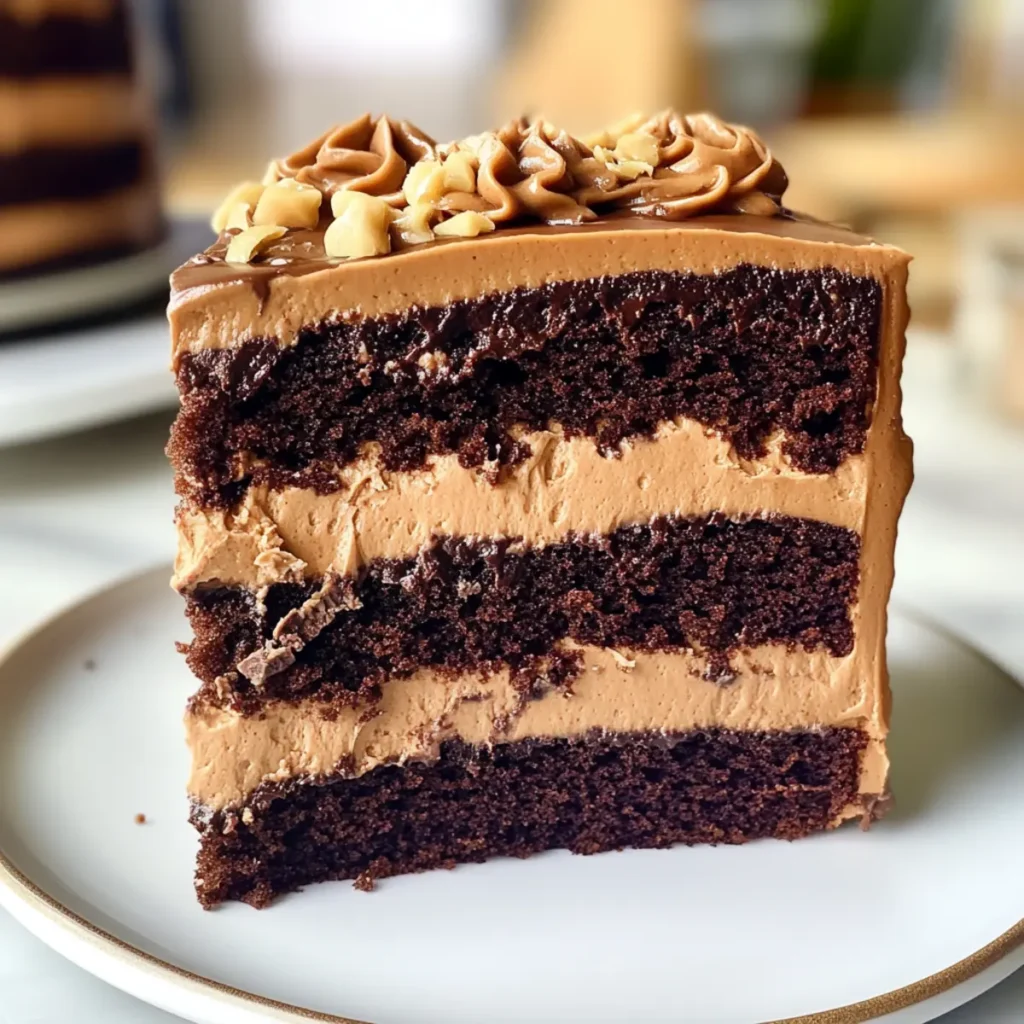 Peanut Butter Chocolate Layer Cake