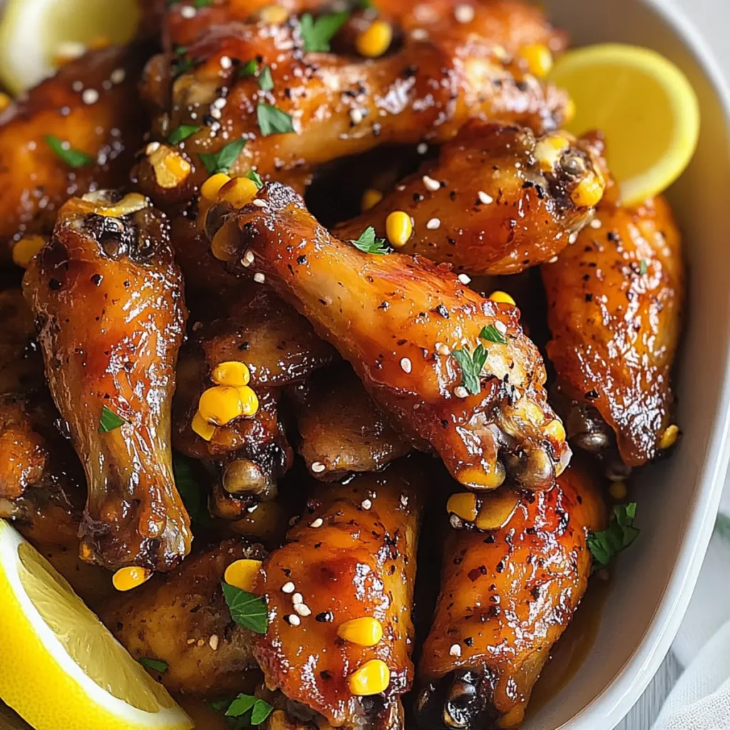 Honey Lemon Pepper Wings
