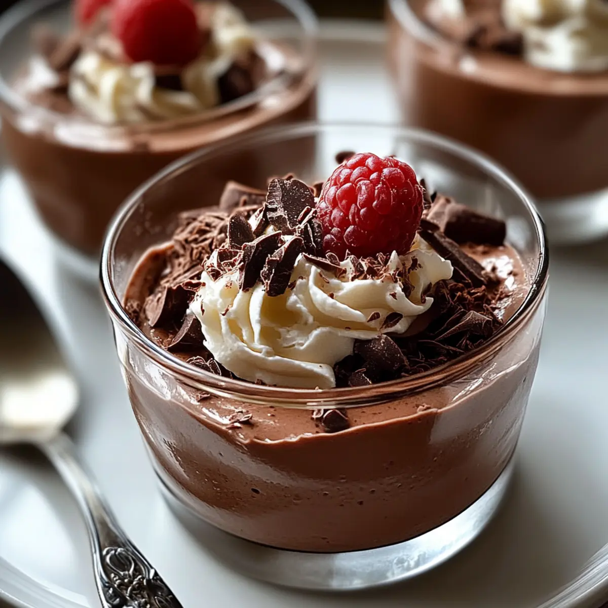 VALENTINE’S DAY Chocolate Mousse (Romantic Dessert for Two)
