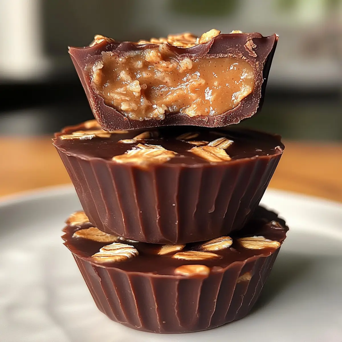 No-Bake Peanut Butter Oat Cups