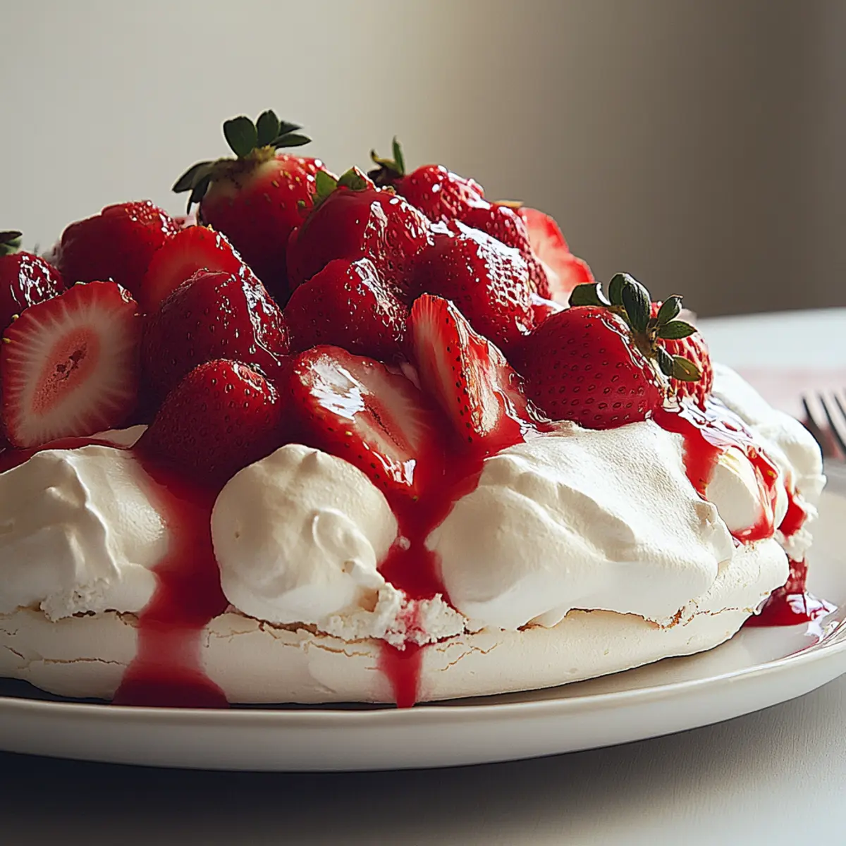 Strawberry Pavlova
