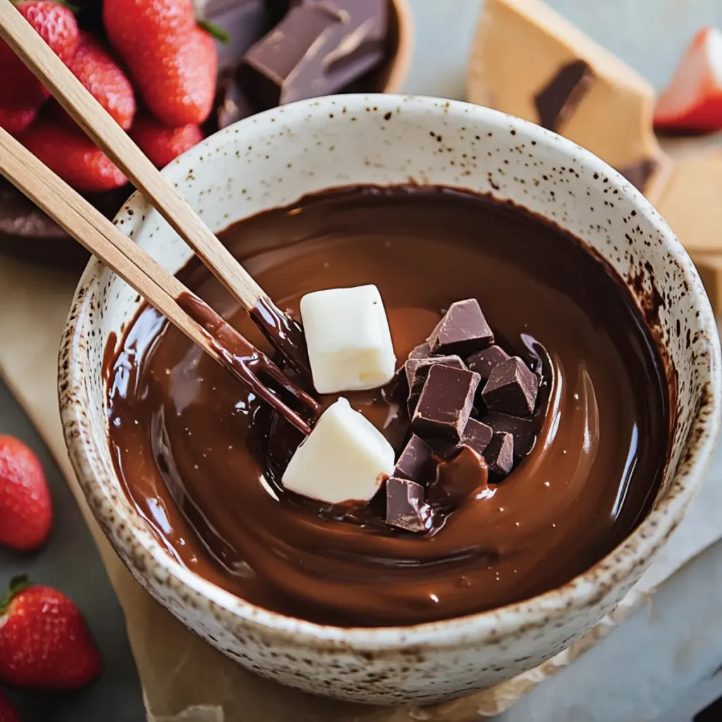 Quick Chocolate Fondue