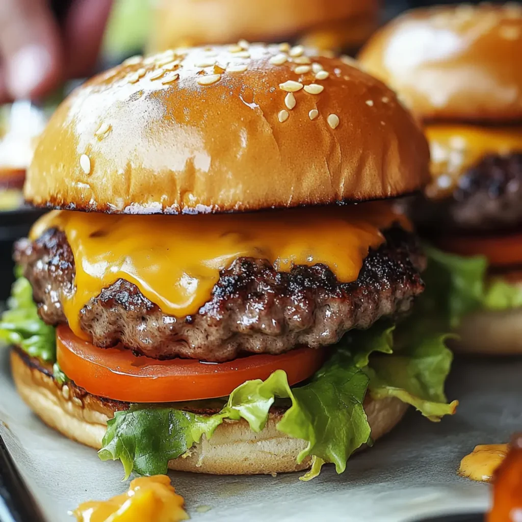 Juicy Cheeseburger Sliders