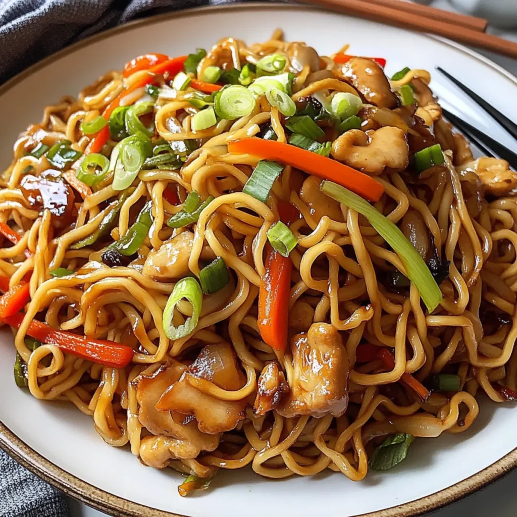 Simple Yakisoba Noodles