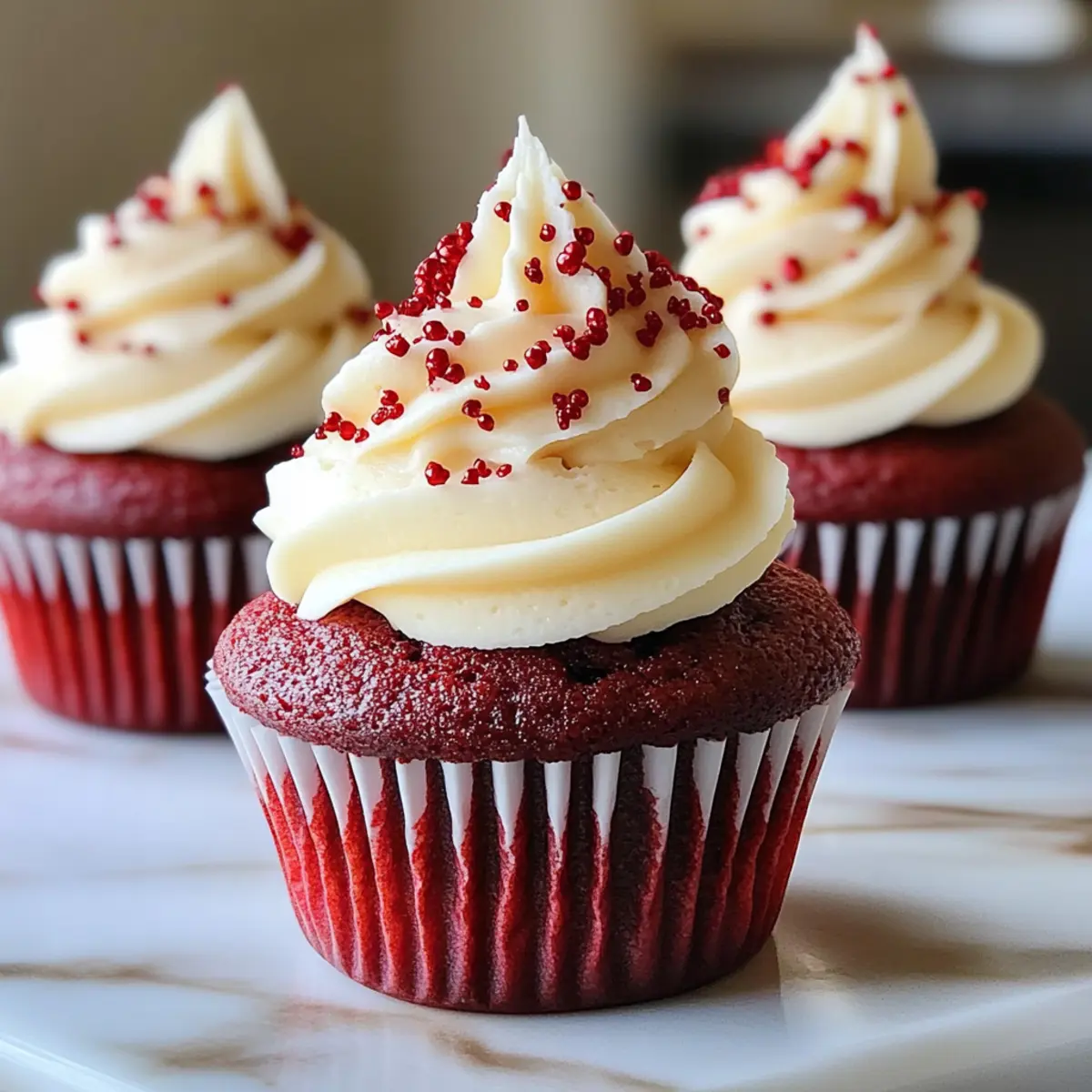 Indulgent Valentine’s Day Red Velvet Cupcakes