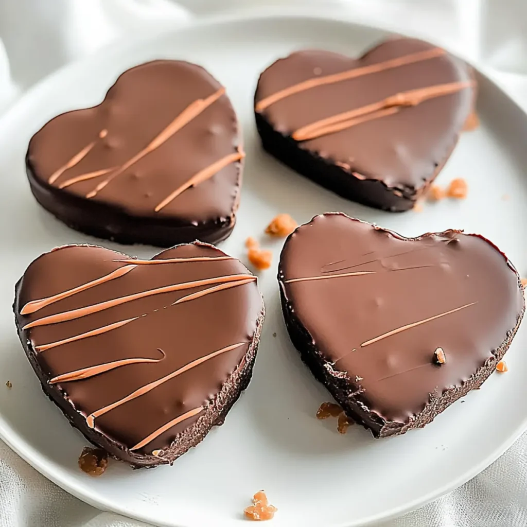Chocolate Peanut Butter Hearts