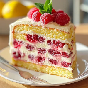 Raspberry Lemon Layer Cake