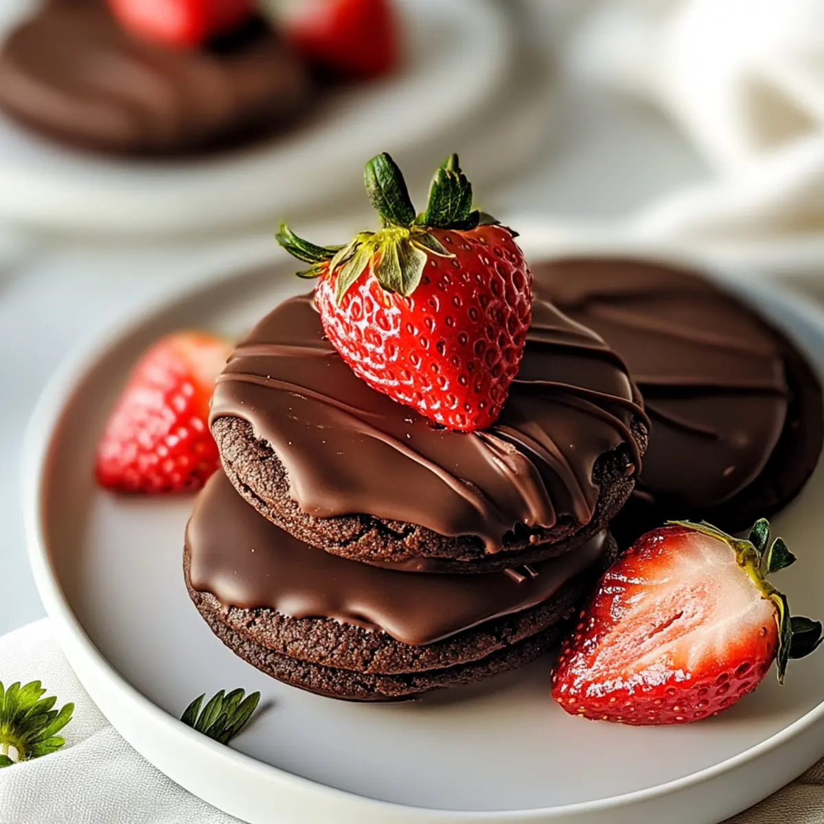 Chocolate Covered Strawberry Cookies