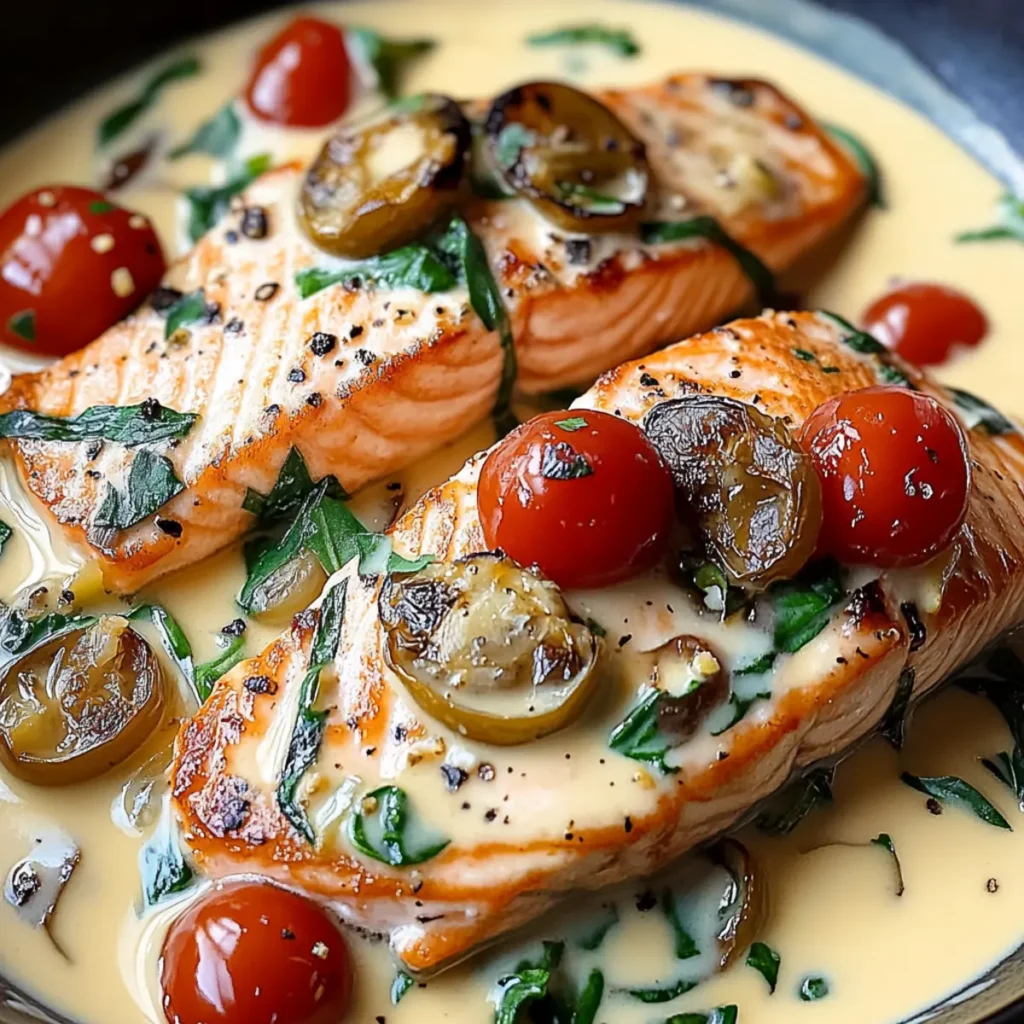Creamy Tuscan Salmon