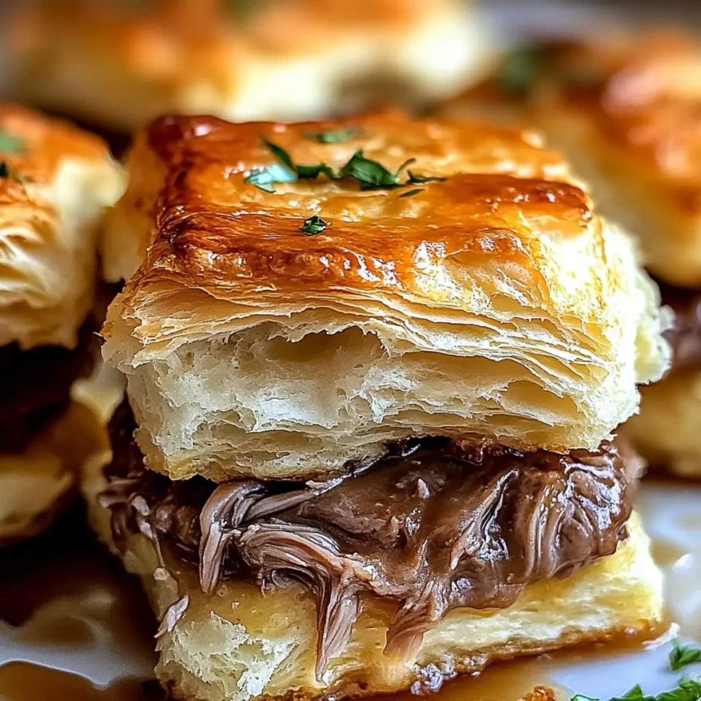 Baked French Dip Biscuits