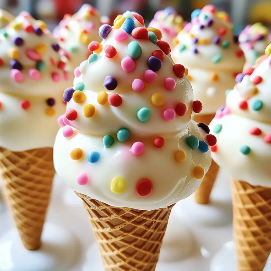 Ice Cream Cone Cake Pops