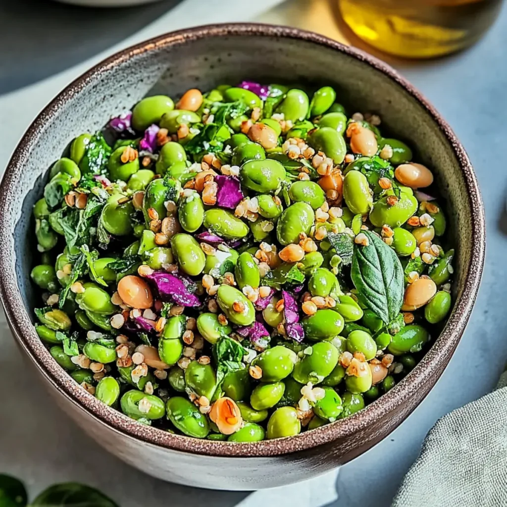 Protein Packed Edamame Salad
