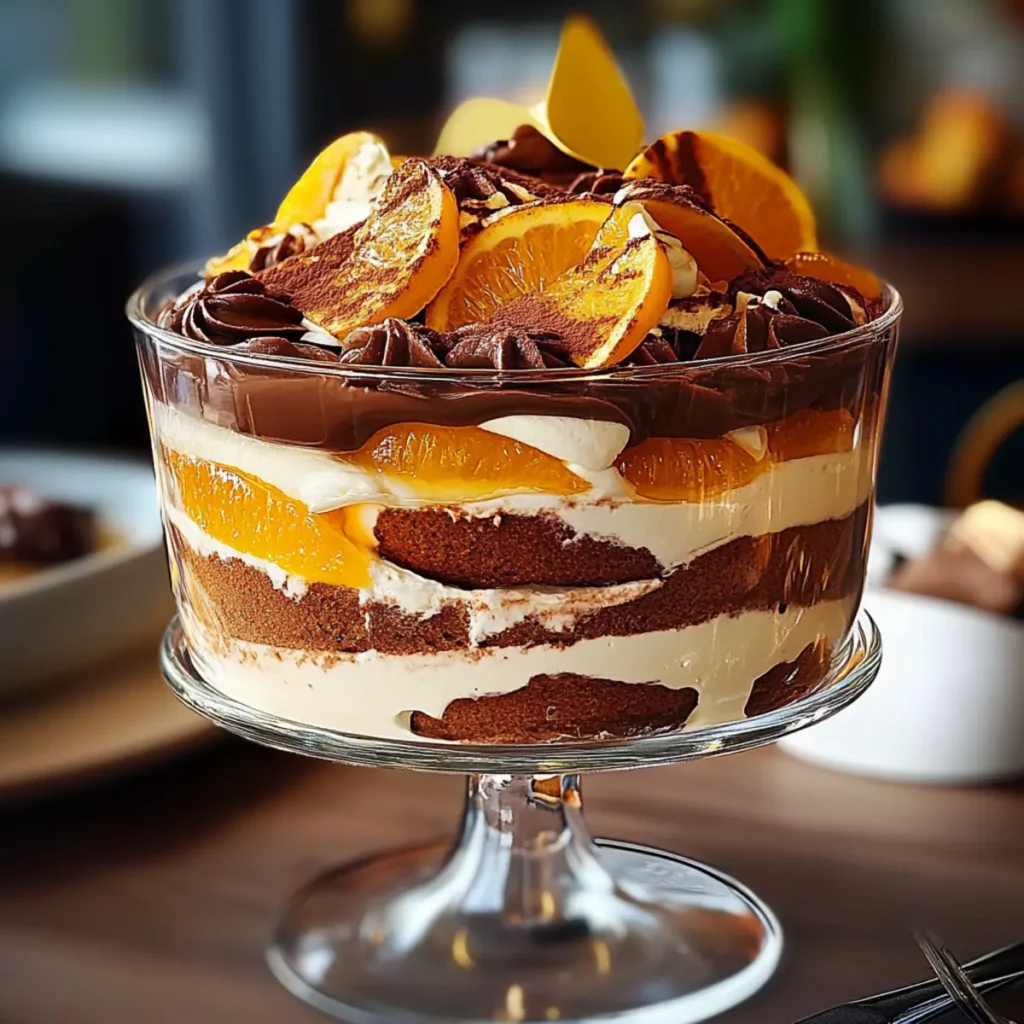 Chocolate Orange Tiramisu Trifle
