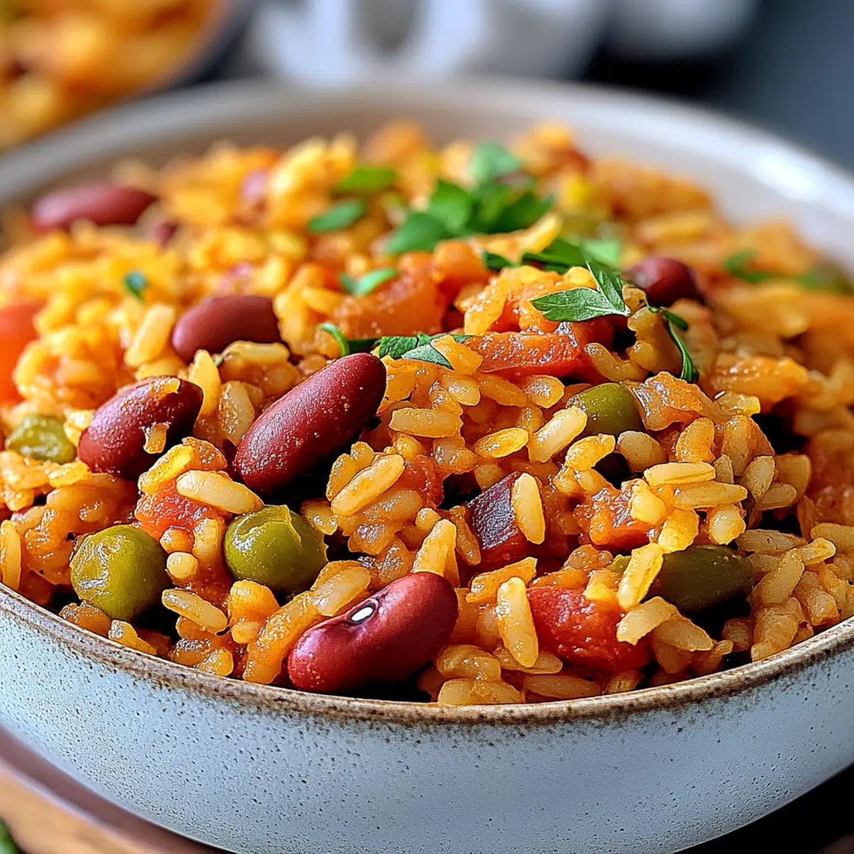 Spanish Rice and Beans (peppers)