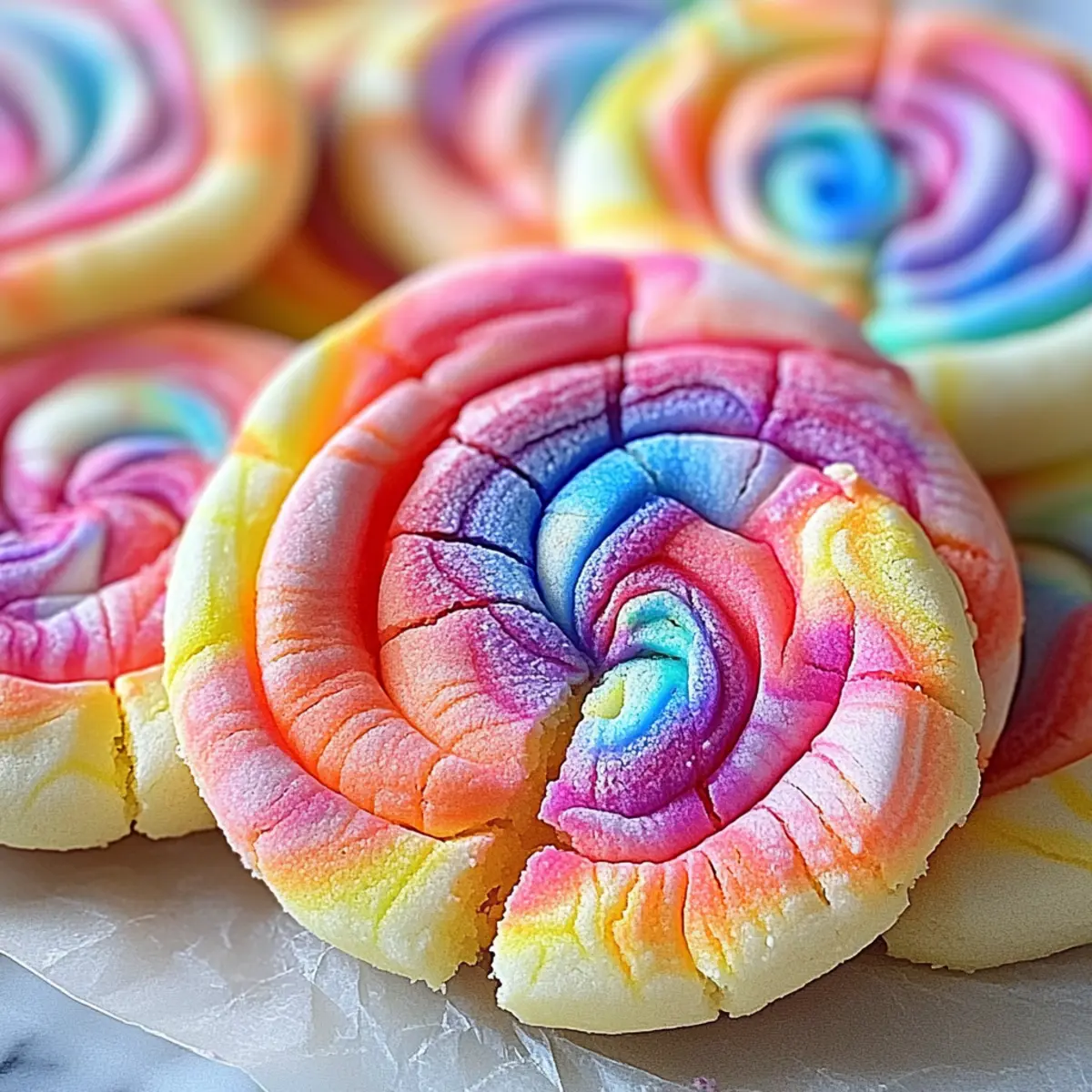 Tie Dye Cookies