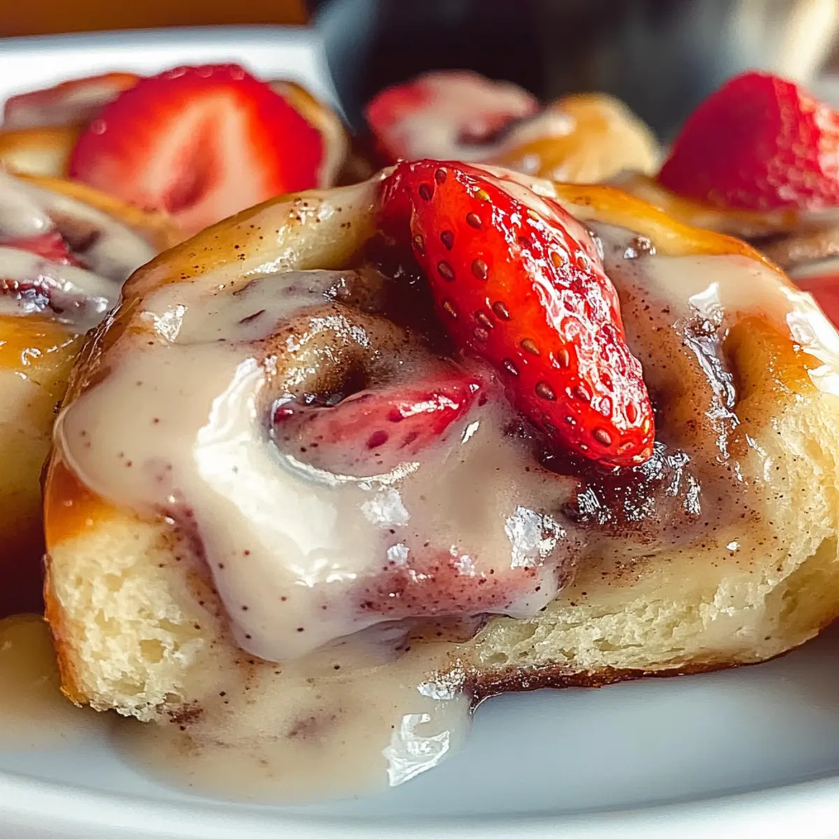 Strawberry Cinnamon Rolls
