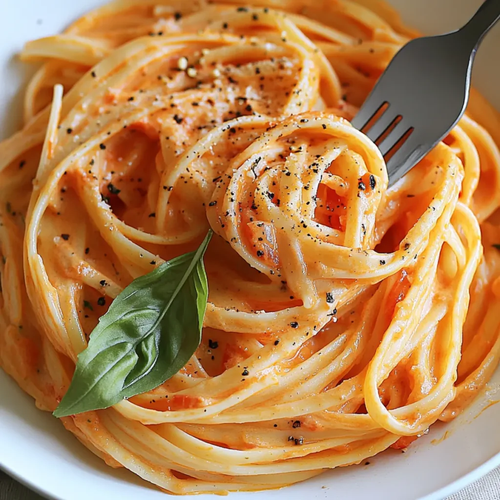 Creamy Roasted Red Pepper Pasta