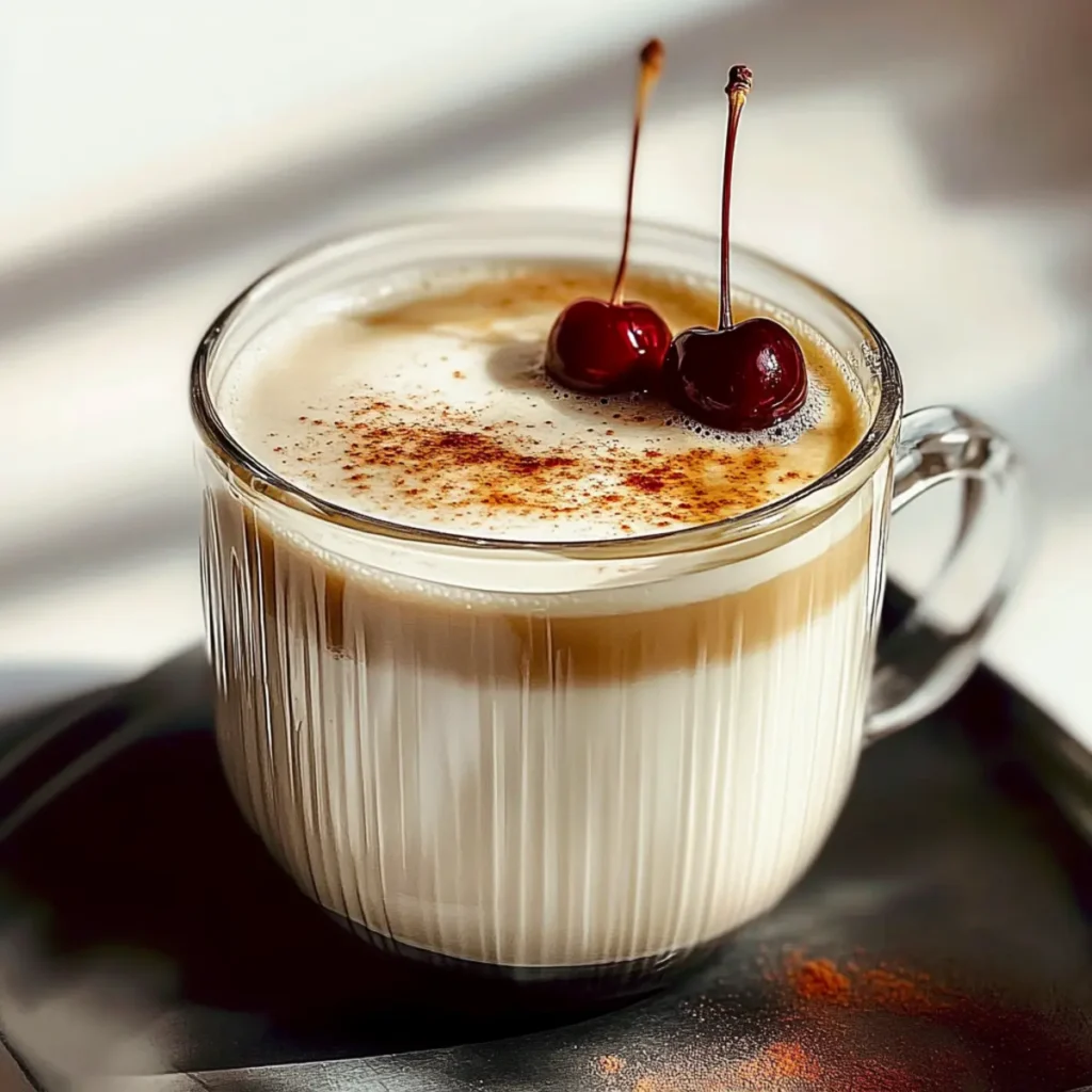 Cherry Vanilla Tea Latte