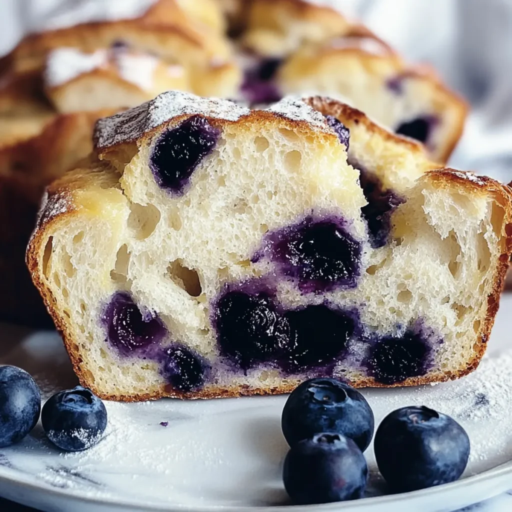Lemon Blueberry Sourdough Bread