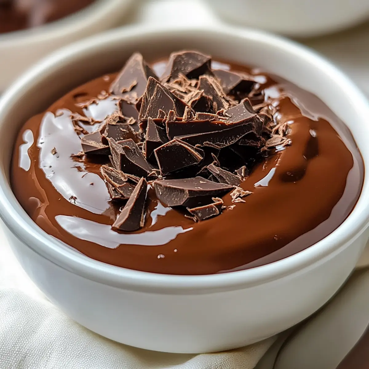 VALENTINE’S DAY Dark Chocolate Pudding (No-Bake Dessert)