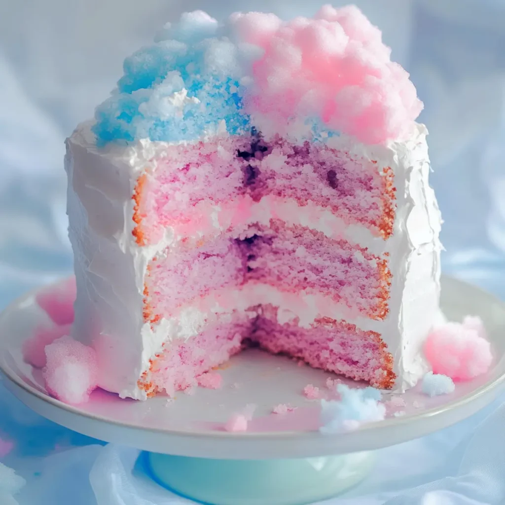 Cotton Candy Cake