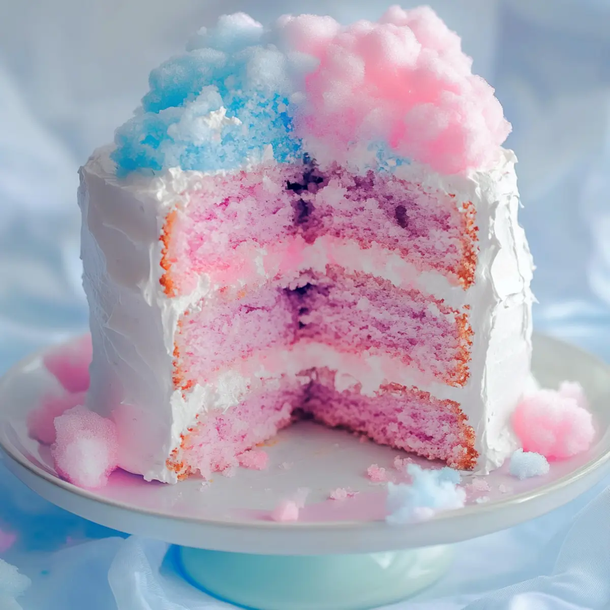 Cotton Candy Cake