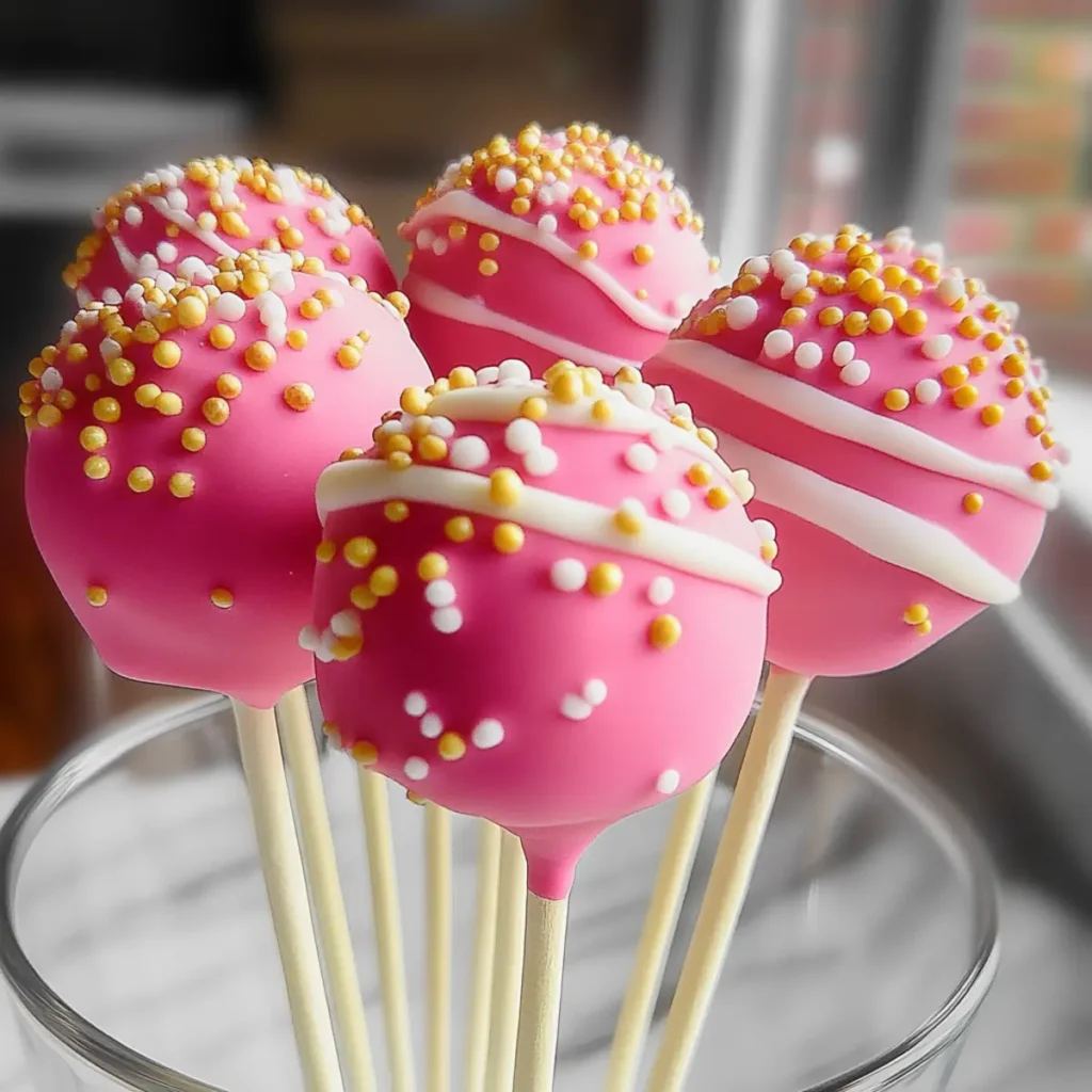 VALENTINE’S DAY Copycat Starbucks Cake Pops
