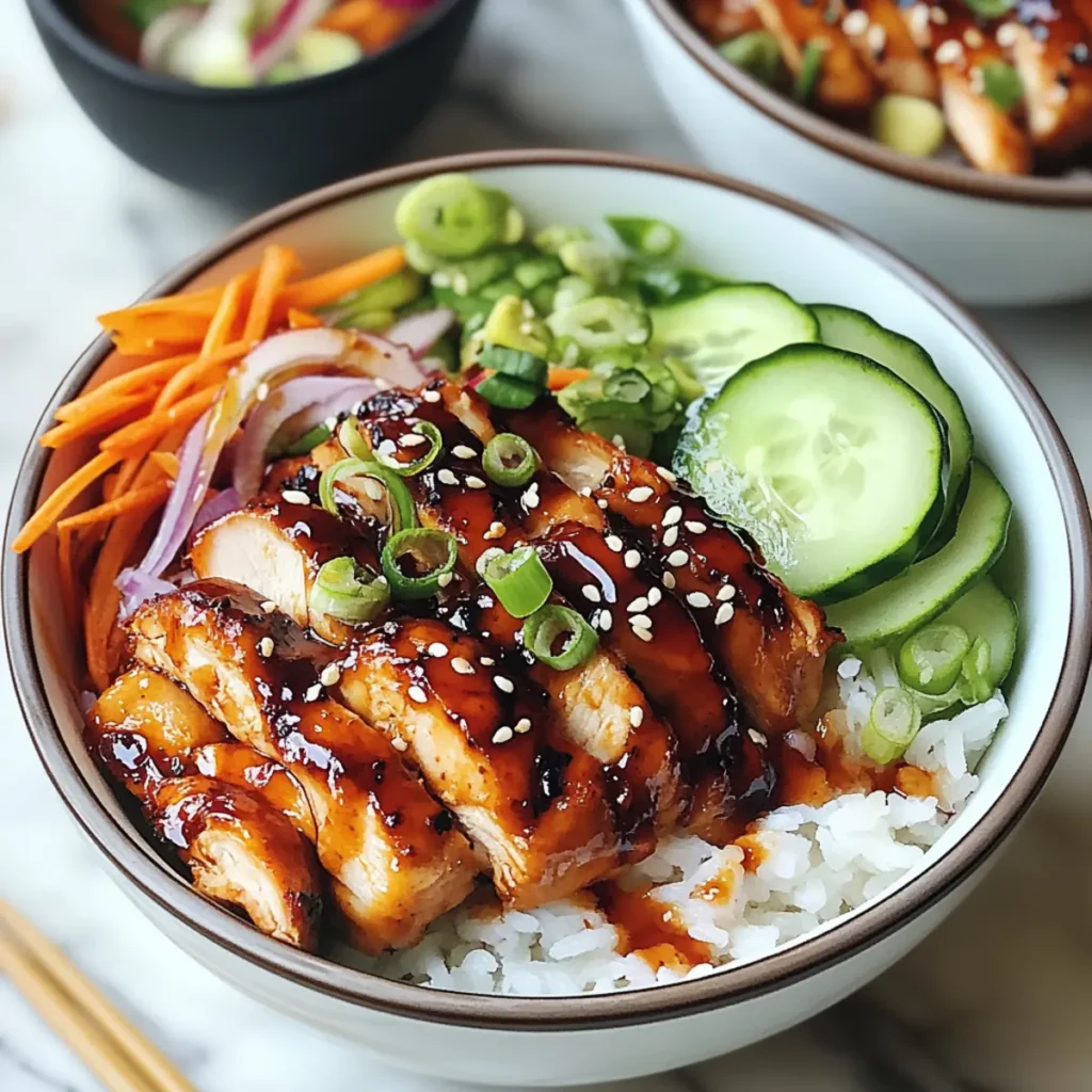 Korean Chicken Bowls