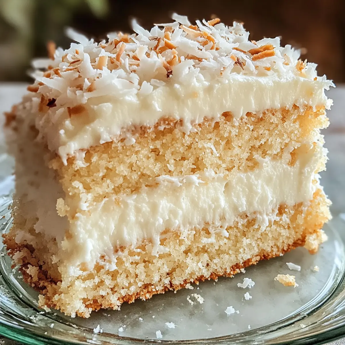 Old-Fashioned Coconut Cake