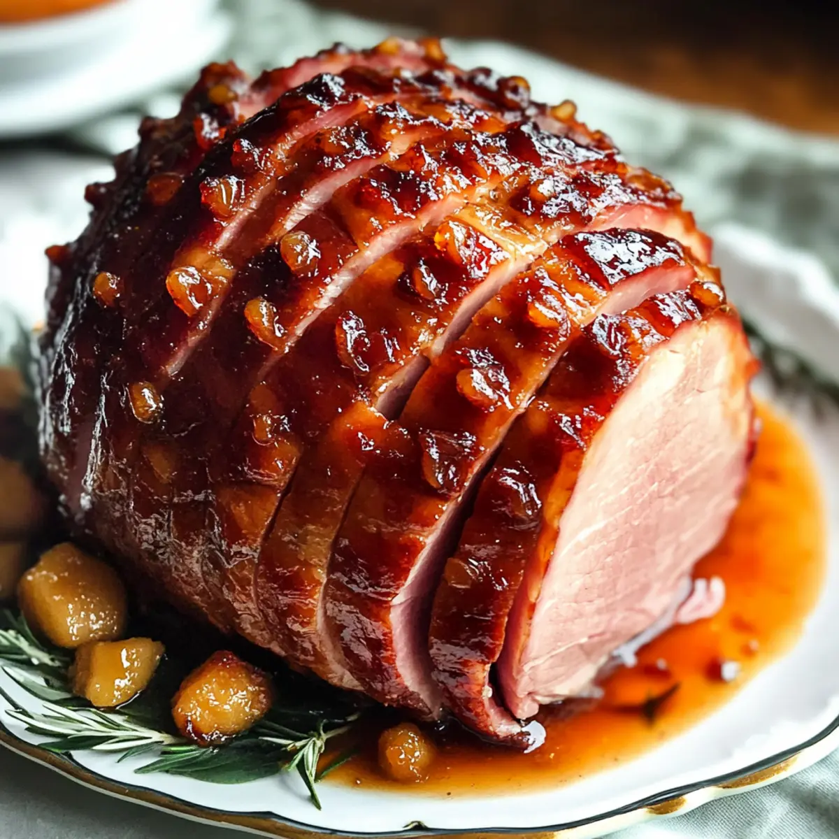 Brown Sugar Glazed Ham