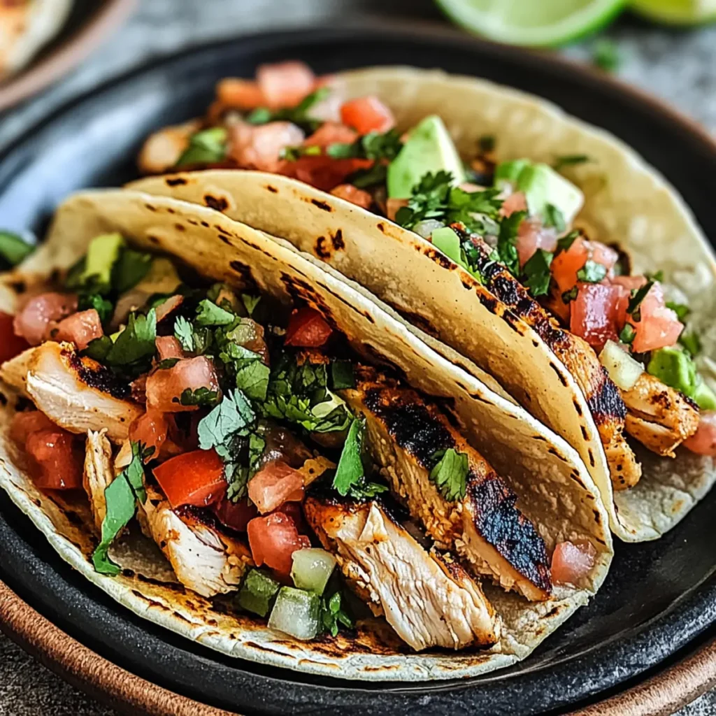 Grilled Chicken Street Tacos