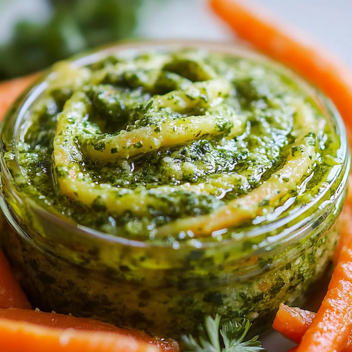 Carrot Top Pesto
