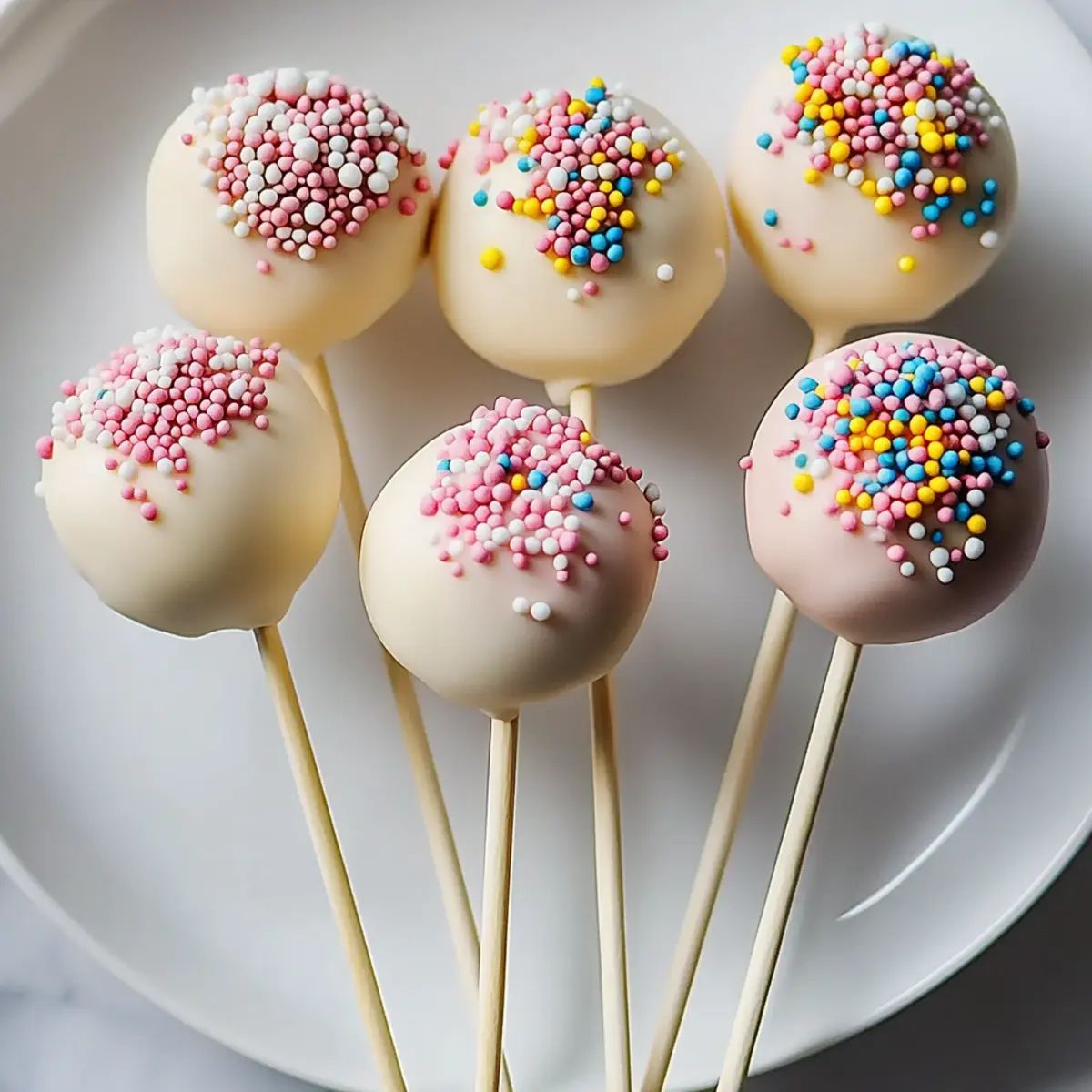 Summer Homemade Cake Pops