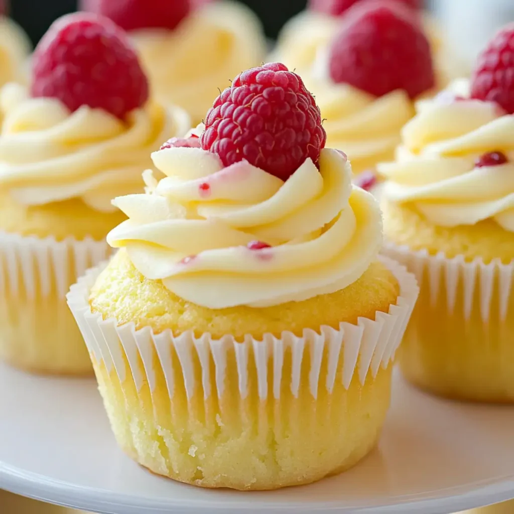 Lemon Raspberry Cupcakes