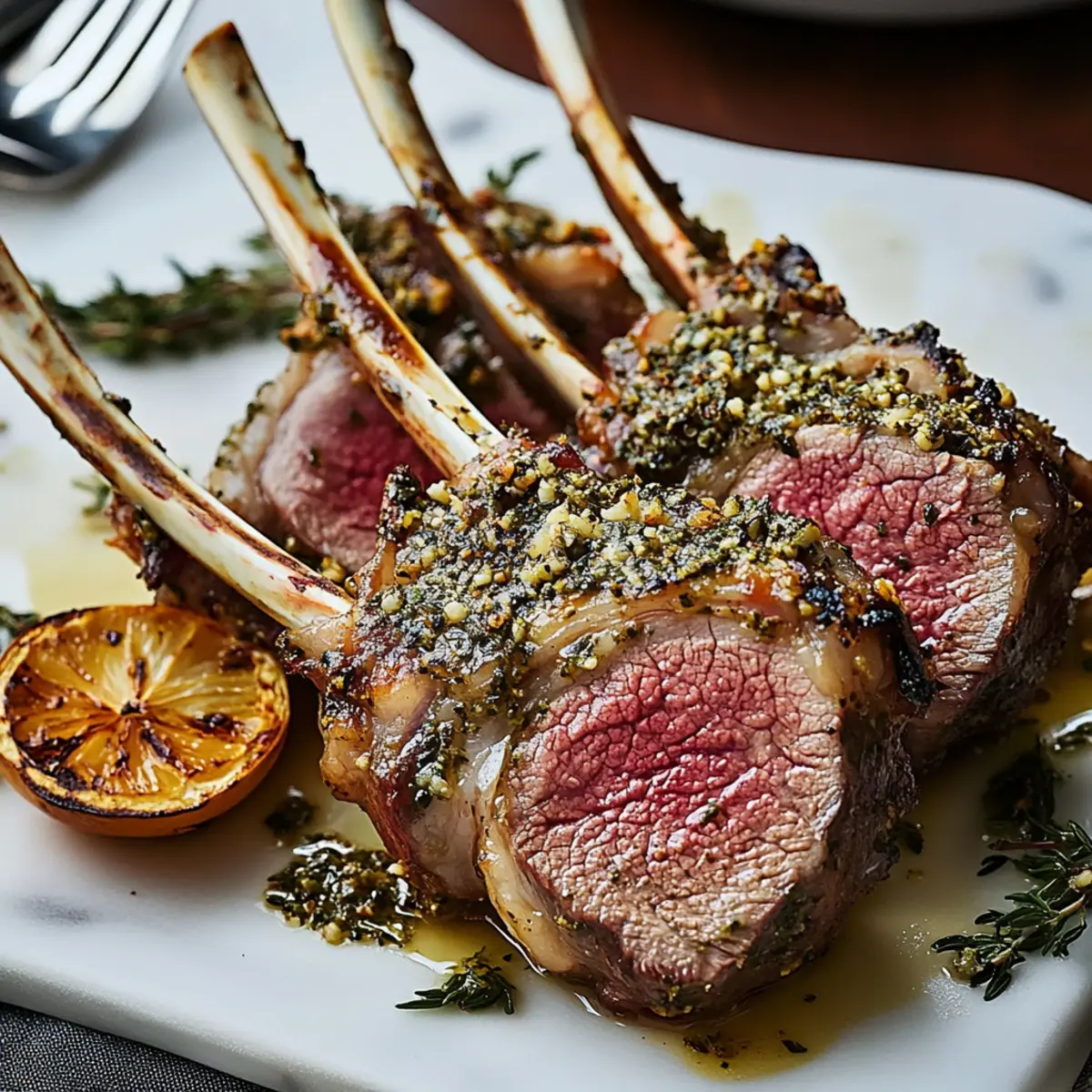 Herb-Crusted Rack of Lamb