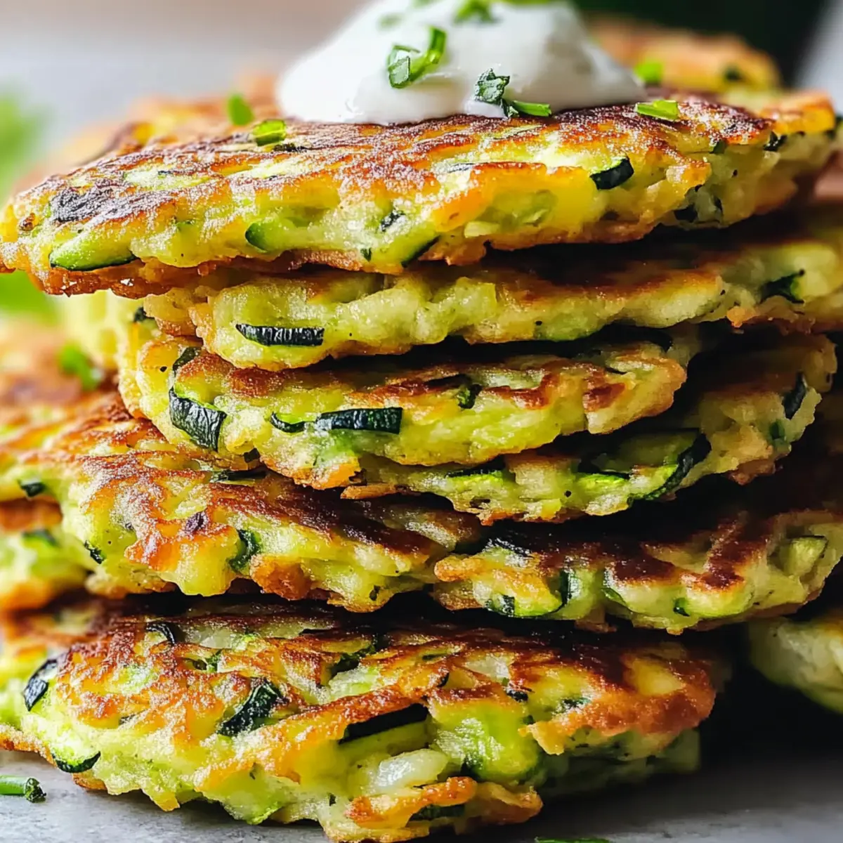 Crispy Zucchini Fritters